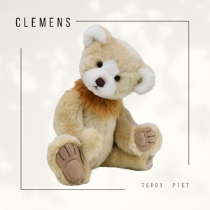 NEW 2024! TEDDY PIET / CLEMENS CLASSIC SOFT PLUSH BEAR