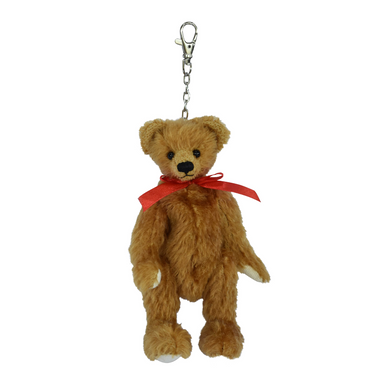 CLEVER TEDDY TOMKE / MOHAIR QUALITY BEAR (KEY RING /COIN CASE)