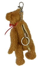 Load image into Gallery viewer, CLEVER TEDDY JARON / MOHAIR QUALITY BEAR (KEY RING /COIN CASE)