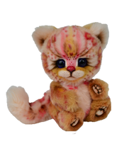 Load image into Gallery viewer, BACK NOW! FANTASY CAT MOIRE / CLEMENS HIGH QUALITY SOFT PLUSH ARTIST LIMITED CAT