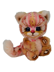 BACK NOW! FANTASY CAT MOIRE / CLEMENS HIGH QUALITY SOFT PLUSH ARTIST LIMITED CAT