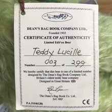 Load image into Gallery viewer, TEDDY LUCILLE / DEAN&#39;S MOHAIR LIMITED BEAR